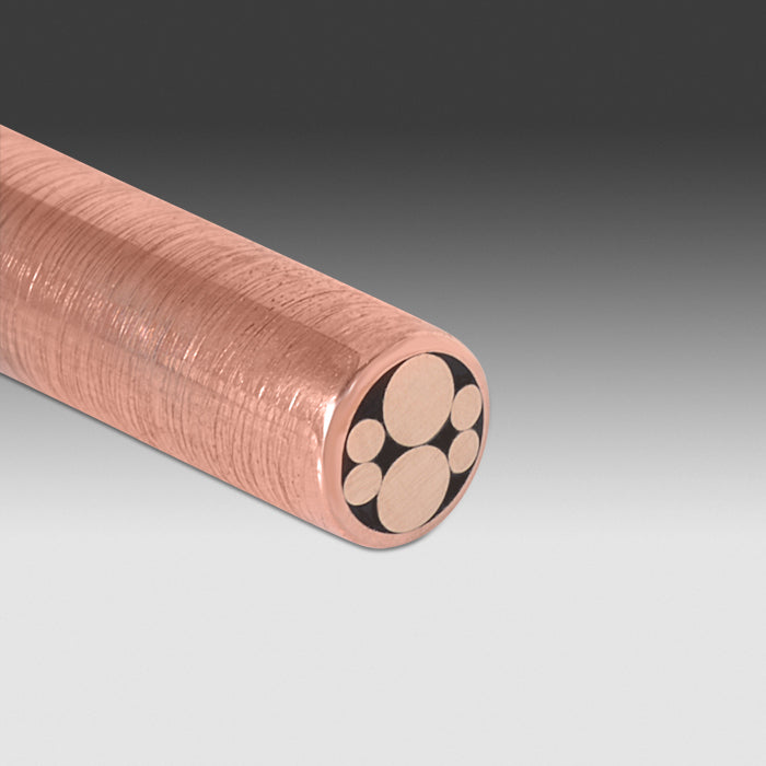 Copper Mosaic Pins 5/32" (3.96mm) - 6 Copper