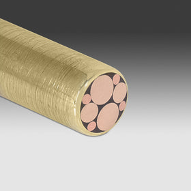 Brass Mosaic Pins 7/32" (5.55mm) 6 Copper