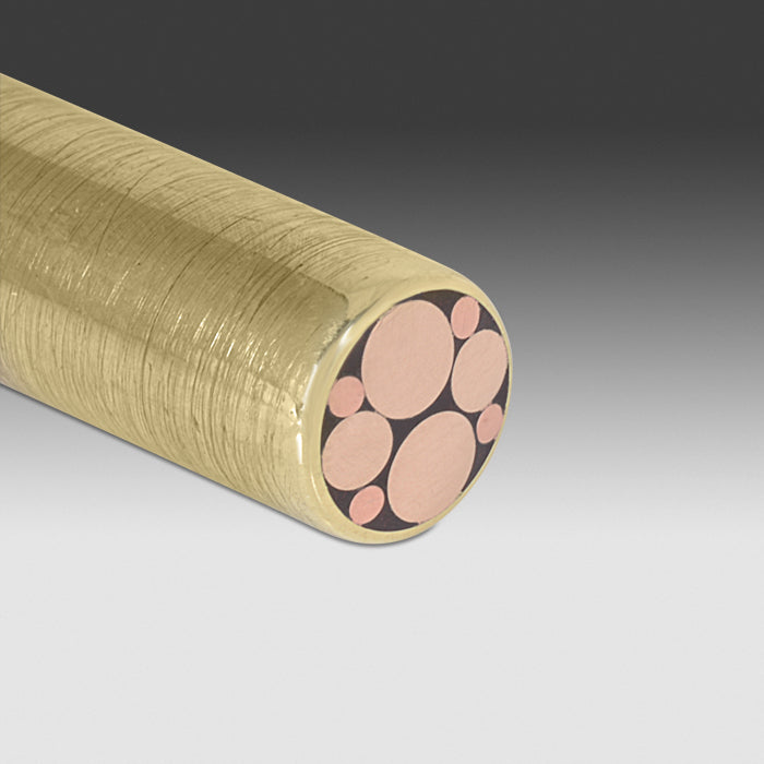 Brass Mosaic Pins 7/32" (5.55mm) 6 Copper