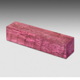 628 Stabilized Hard Maple - Dyed Red