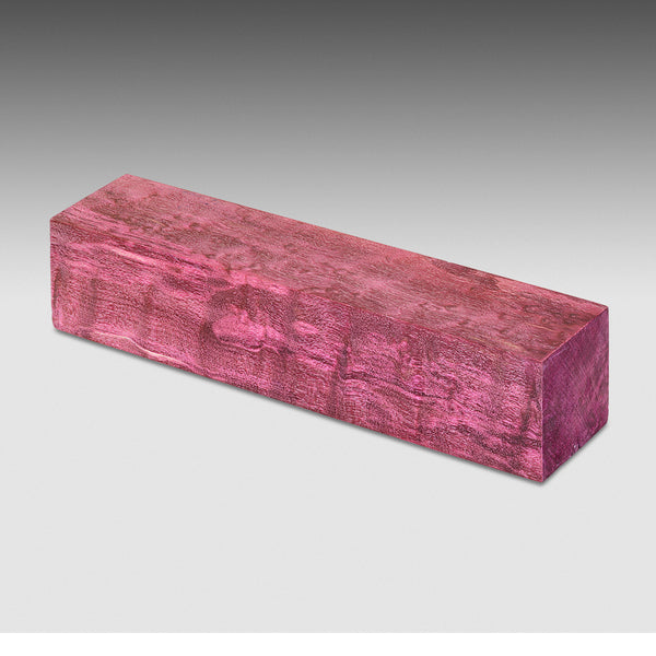 628 Stabilized Hard Maple - Dyed Red